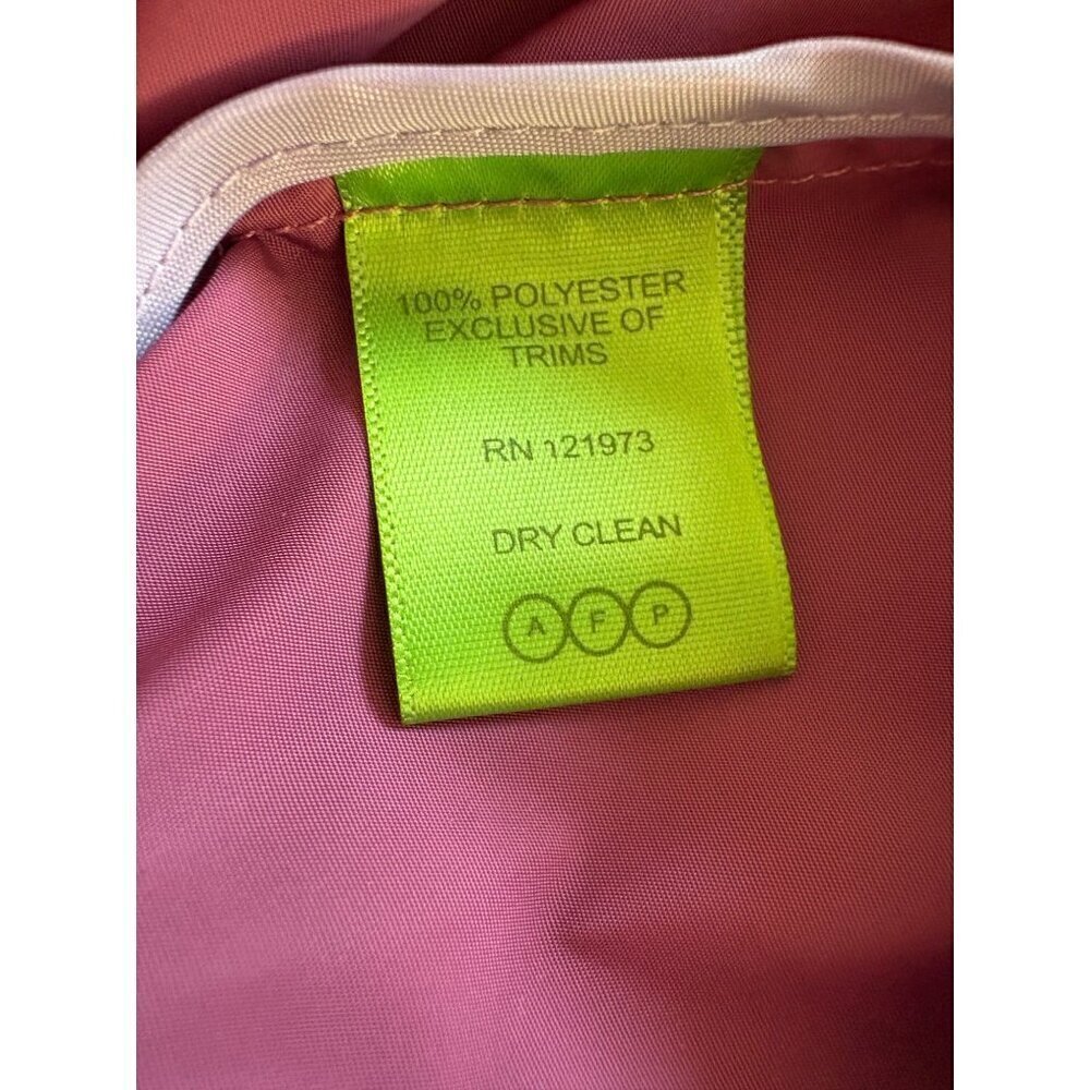 NWOT LOGO Instant Chic Purple Drawstring Coat Small - Picture 6 of 6
